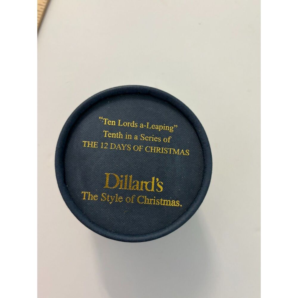 Dillards 12 days of christmas ornament - Ten lords a leaping